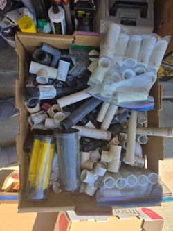Assorted PVC Plumbing Parts