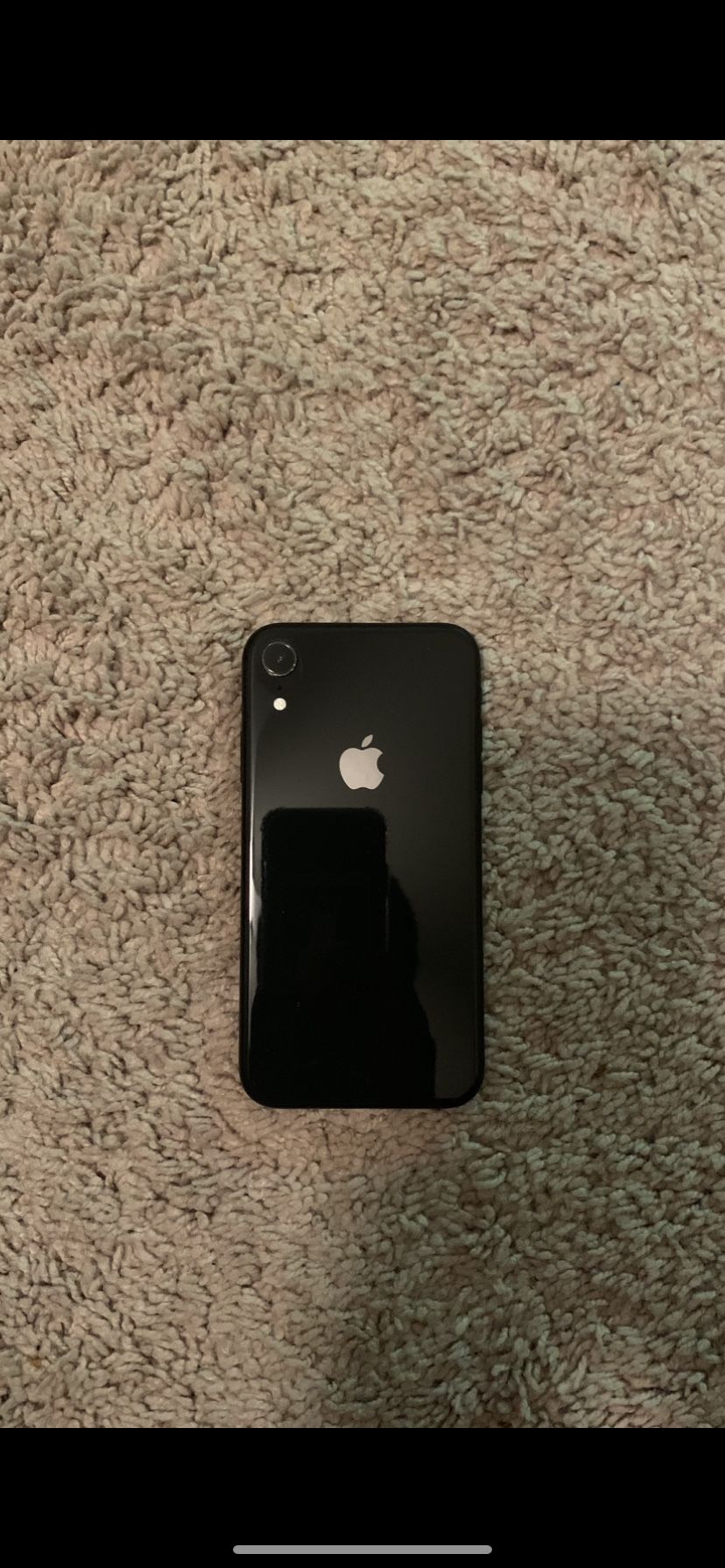iPhone XR with lightly cracked screen