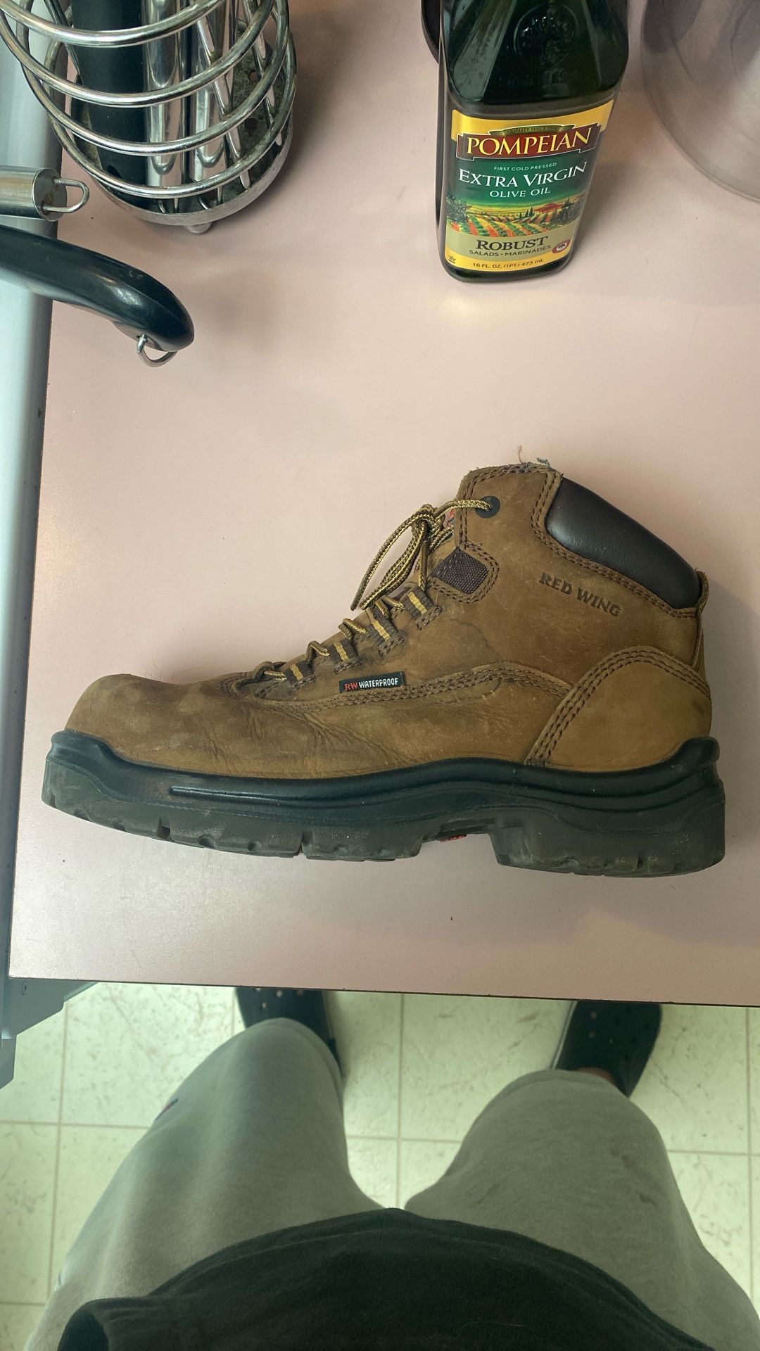 Steel Toe Waterproof Red Wing Work Boots W/8.5