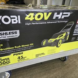 New 40V Ryobi Push Mower