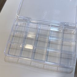 15 Compartment Acrylic Cases  Box With 50 - 20.00