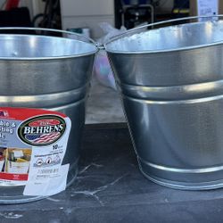 Brand New Galvanized Steel Buckets