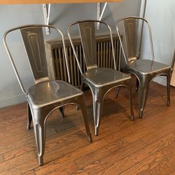 Industrial Metal Chairs 3