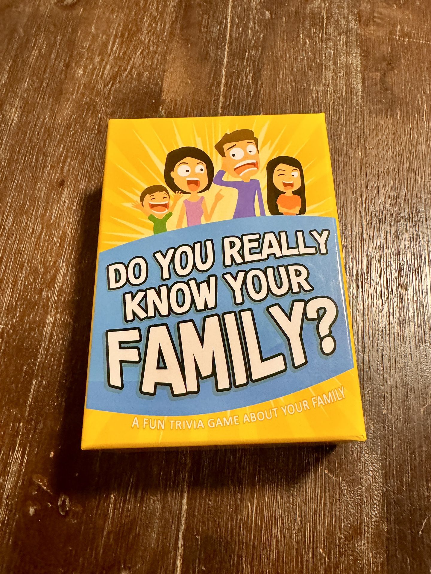 How Well Do You Know Your Family Card Game