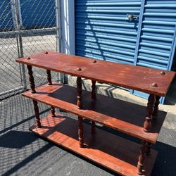 Wood Shelving 34t x14x48l