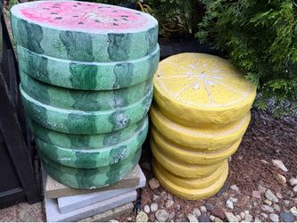 Patio Tables Fruit Decor