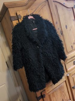 Girls Long Fur Coat