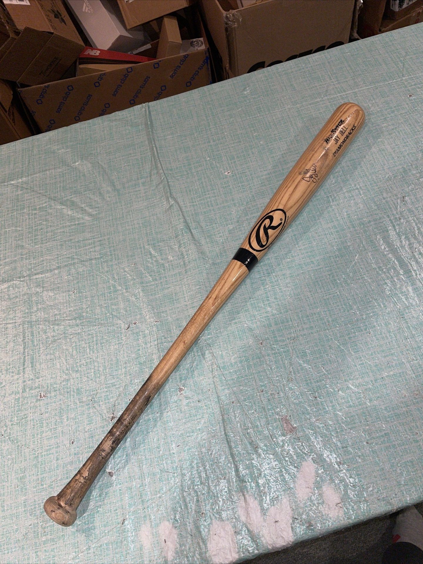 1999 Game Used Rawlings MLB Baseball Bat Jay Bell Arizona Diamondbacks