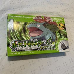 Pokemon Leaf Green Version Game Boy Advance GBA Nintendo Japan CIB 