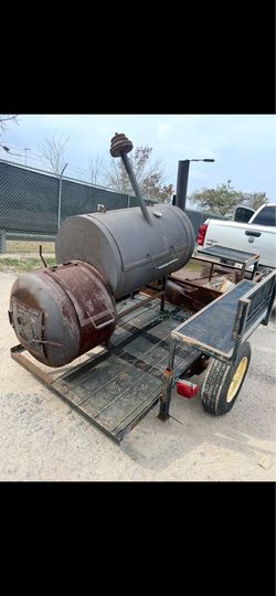 BBQ smoker trailer