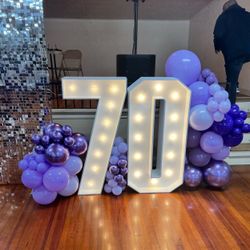 #70 Marquee Numbers