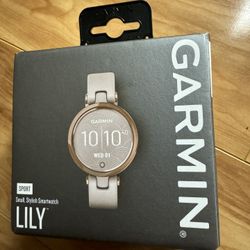 Brand New Unopened Garmin Lily Smartwatch Rose Gold 