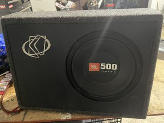 Subwoofer Jbl With Kicker Box