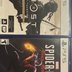 Ghost of Tsushima and Spider-Man