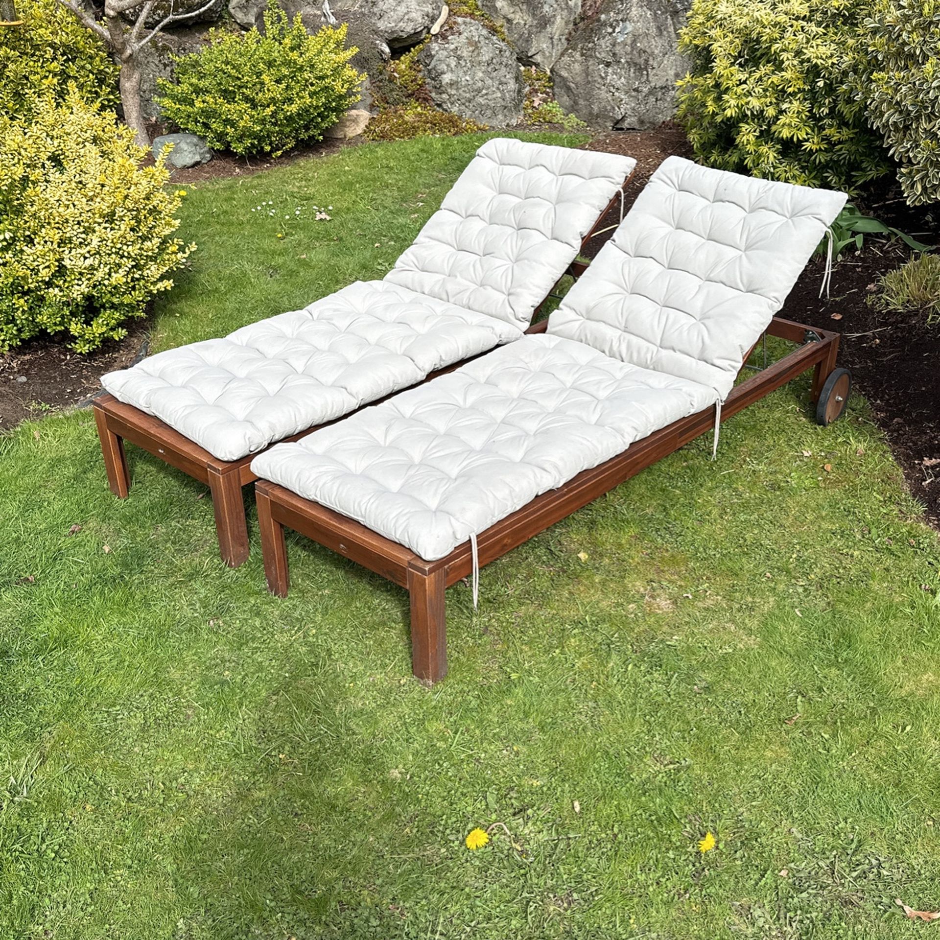 2 IKEA Chaise Lounge Chairs