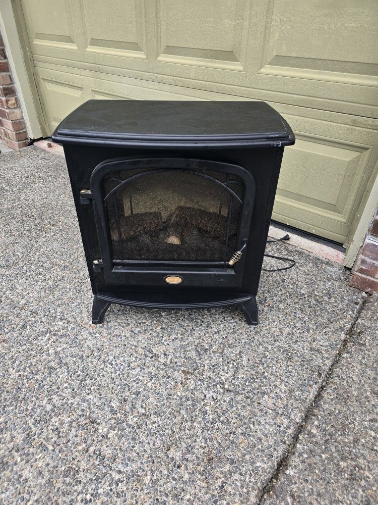 Air Heater - Wood Stove Look