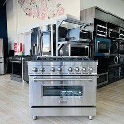 ZLINE 36 4.6 cu. ft. Dual Fuel Range with Stove Oven in Stainless Steel CT