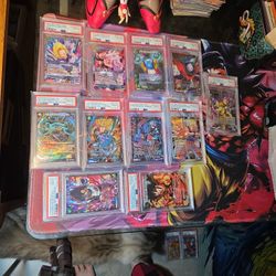 Psa 10 GEM MINT Dragon Ball Z Graded Cards