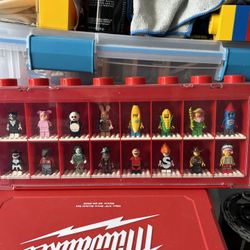 Lego MiniFigures And Case