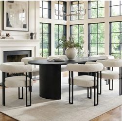 6 chair dining table