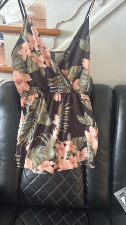 SHEIN Tropical Floral Mini Dress