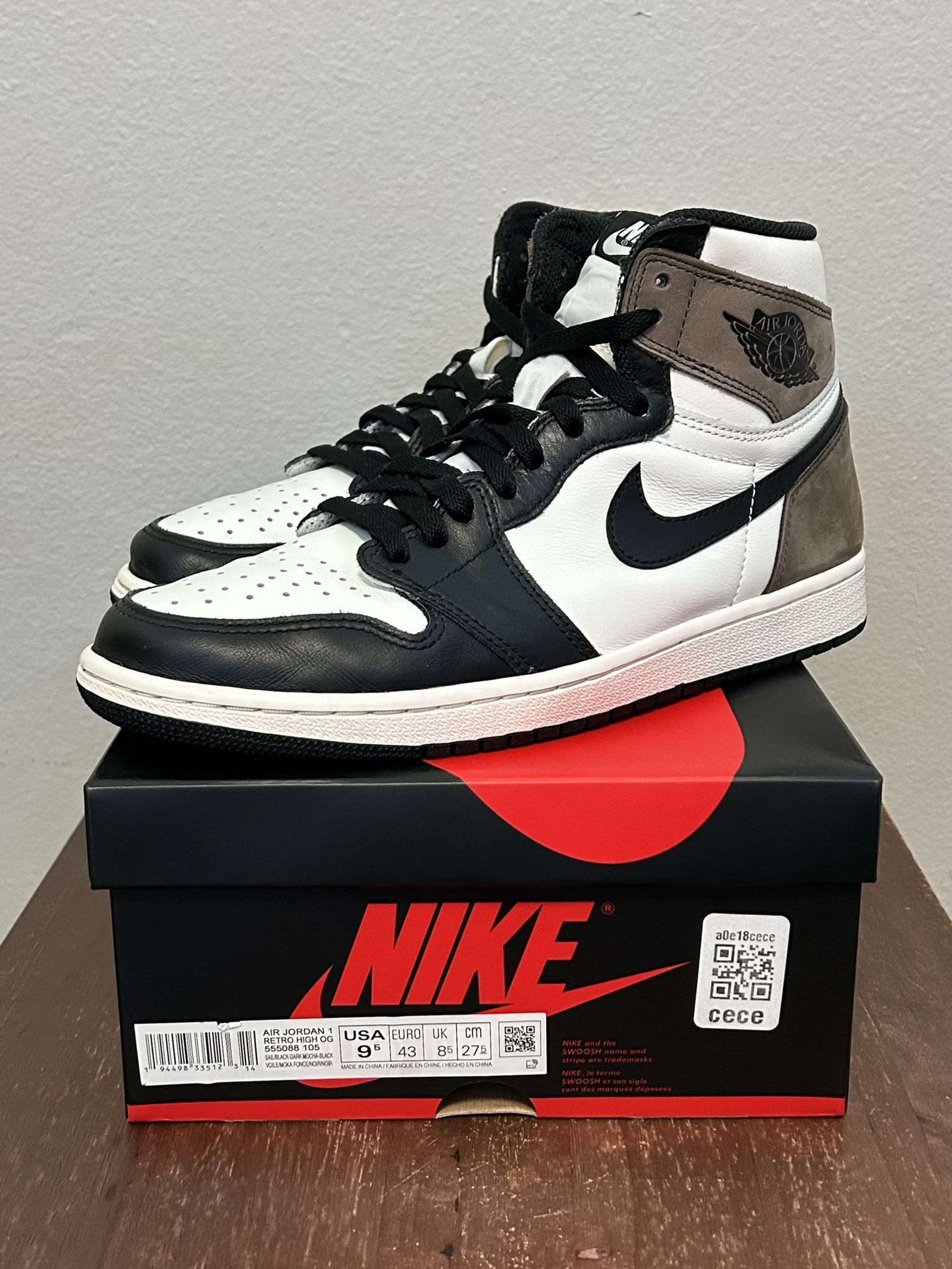 Jordan 1 Mocha Size 9.5