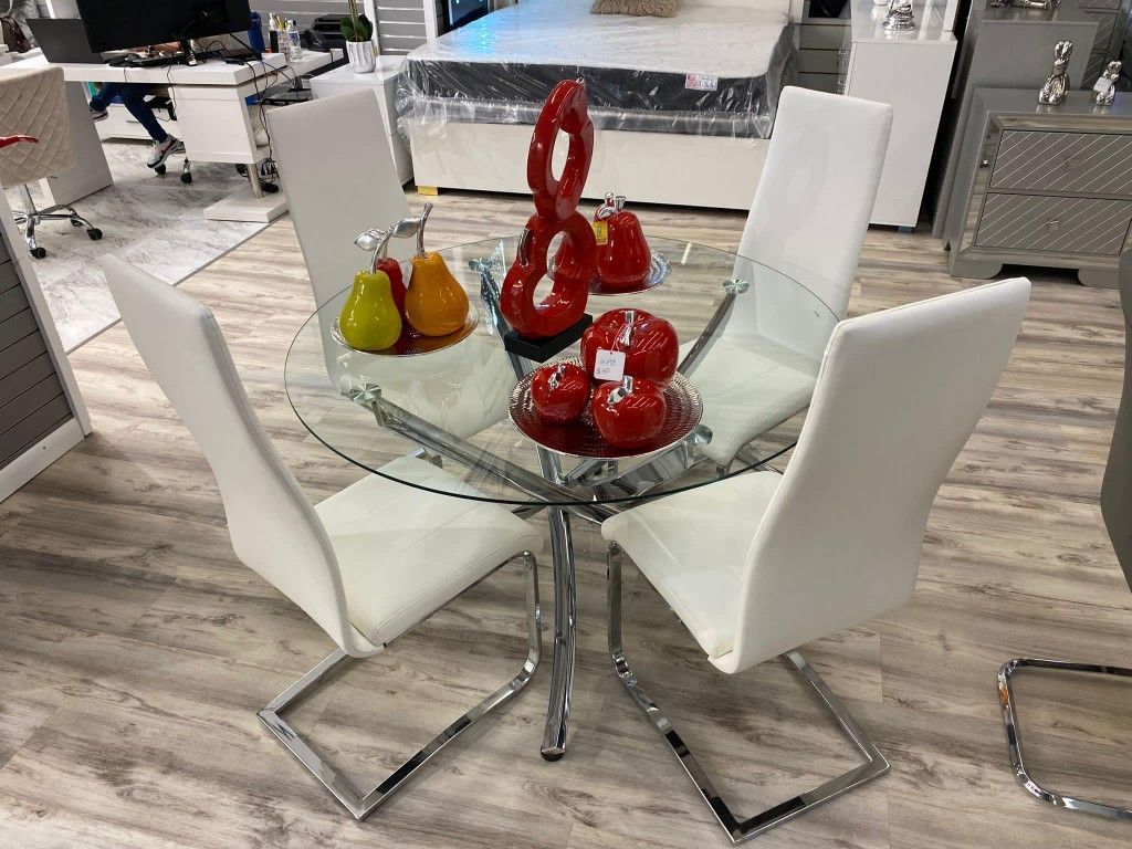 JUEGO DE COMMEDOR DINING SET 5PCS DINING TABLE