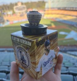 NEW LA Dodgers Clayton Kershaw ‘25 World Series Replica Ring SGA 9/22/2026