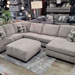 U SHAPED SECTIONAL COUCH By ASHLEY 