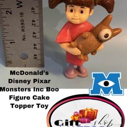 McDonald’s Disney Pixar Monsters Inc Boo Figure Cake Topper Toy W56