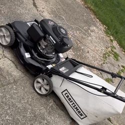 Self Propelled Limited Edition Craftsmen Mower With Honda Motor & Bagger