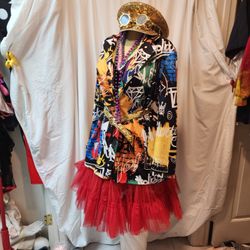 Jacket Lg Tutu Med-lg Beads  HAT XTRA!