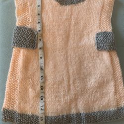 Handmade New Hypoallergenic Sweater Dress 2-3 T