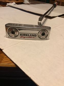 KIRKLAND SIGNATURE KS1 Men's RH Putter mint condition with mid slim 2.0 Super Stroke grip 34” from ground to top of grip No rust, no issues Plainfield