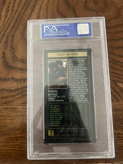 1998 Champions of Golf Tiger Woods Rookie PSA NM 7 The Masters Collection