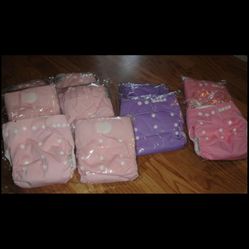Brand New Cloth Diapers W Inserts 