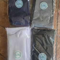 SET OF 4 PAIRS WOMAN LARGE/EXTRA LARGE COMPRESSION STOCKINGS 