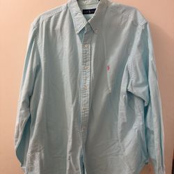 Ralph Lauren Men's Long-Sleeve Oxford Shirt XXL