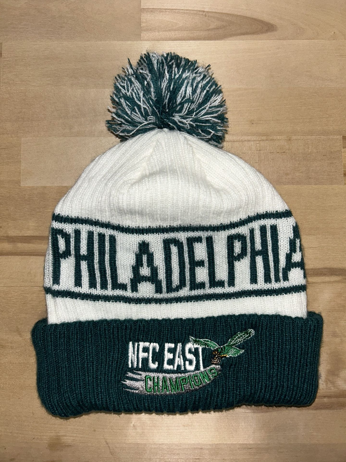 Philadelphia Eagles NFC East Champions Kelly Green Beanie