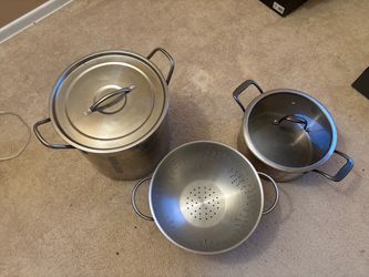 Pots and a Strainer