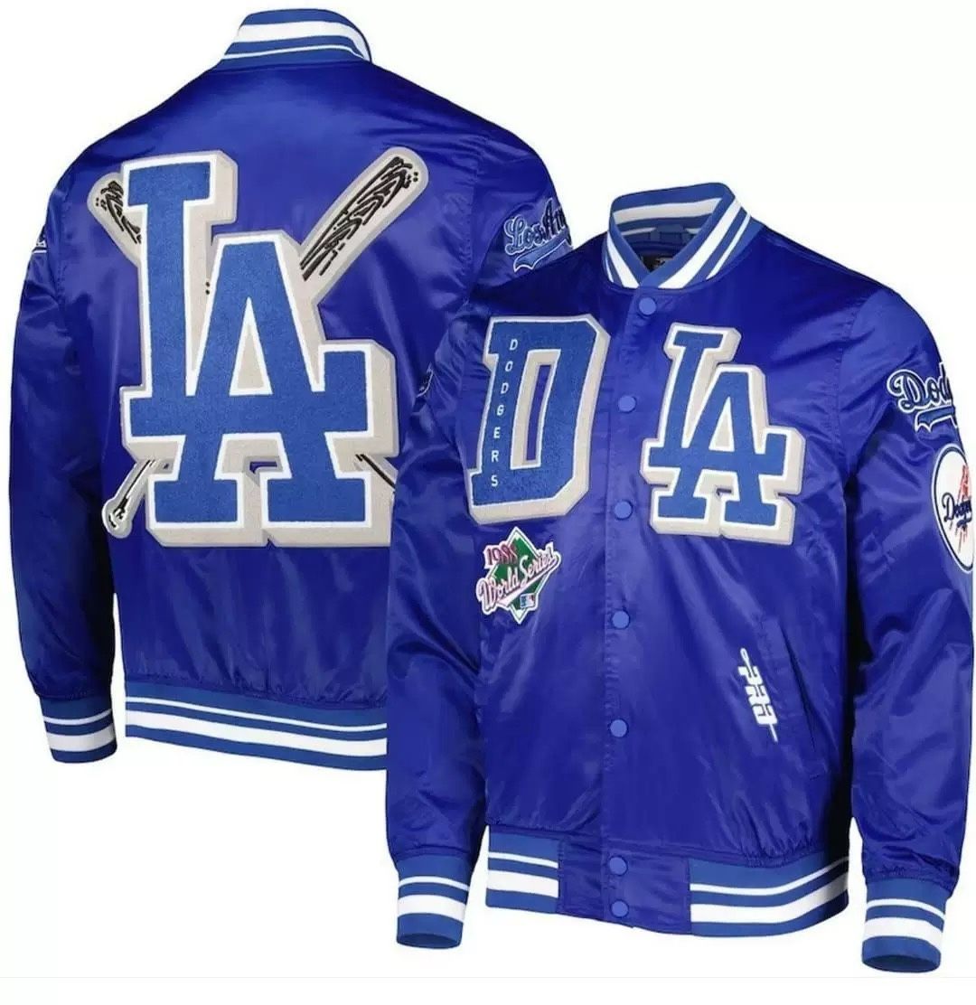 Men’s LA Dodgers Blue jacket , S To 3xl