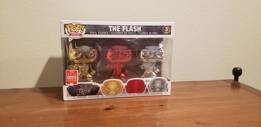 The Flash 3 Pack Funko Pop