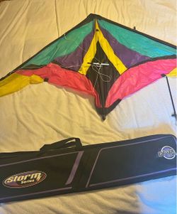*RARE* GFAK Go Fly A Kite DUAL-LINE STUNT KITE (Storm Series) #91221 TYPHOON 53"