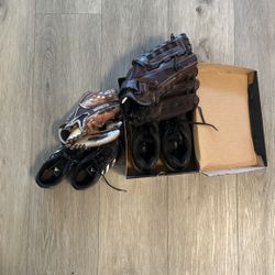 Baseball Set Glove, Balls, cleats