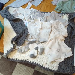 Hand Crocheted Baby Blankets 