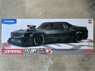 ARRMA Felony Street Bash 6S BLX RTR RC Car Cash Trade Obo