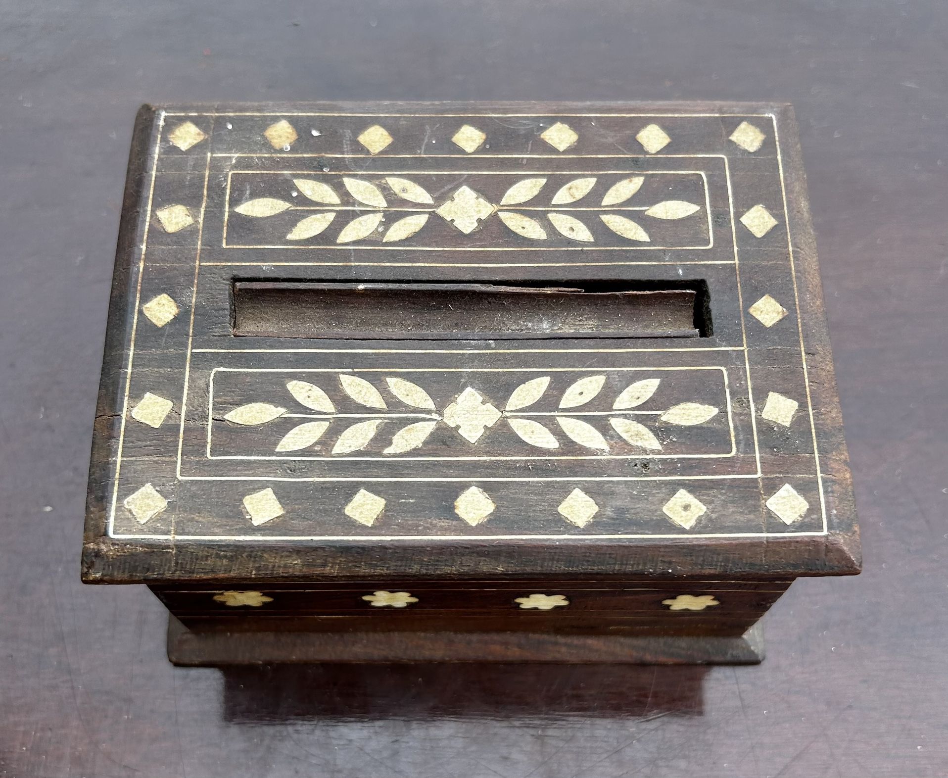 Wooden Vintage Decorative Persian Cigarette Box