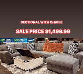 Sectional with chaise