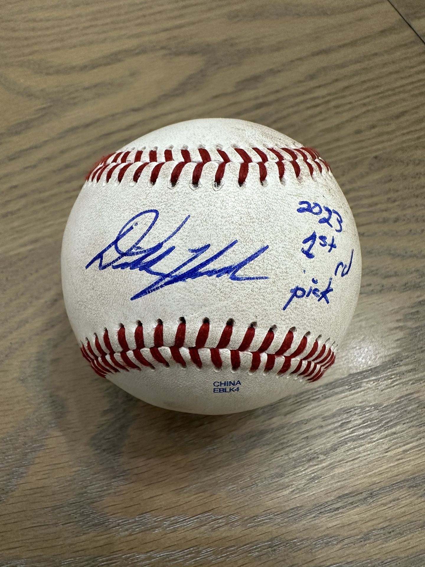 DILLON HEAD Marlins 1st Rd Pick Inscription Signed GAME USED MiLB Baseball COA