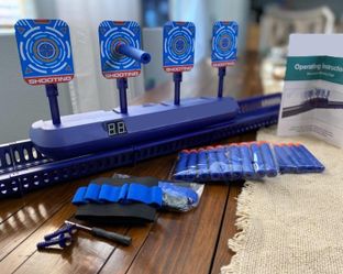 Indoor & Outdoor Target Practice! Electronic Auto Reset Digital Targets for Nerf Enthusiasts!